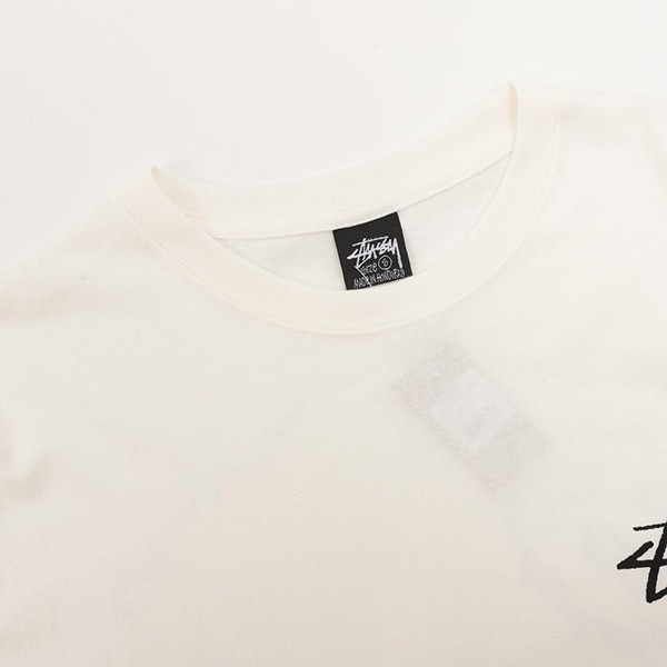 ステューシー プラッシュ Tシャツ 偽物 ホワイト 1904927